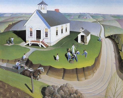 Arbor Day Grant Wood